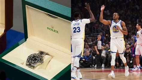 Stephen Curry gifts Rolexes to Draymond Green, Andre Iguodala